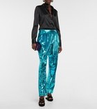 Tom Ford High-rise sequined pants