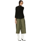 Junya Watanabe Green Wide-Leg Trousers