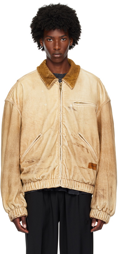 Photo: Alexander Wang Beige Trompe L'œil Jacket
