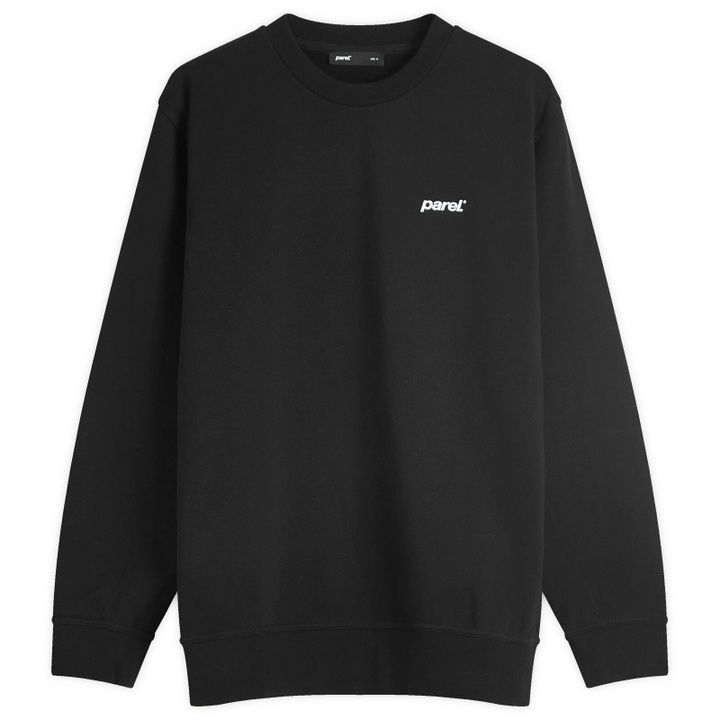 Photo: Parel Studios Men's BP Logo Crewneck Sweatshirt in Black