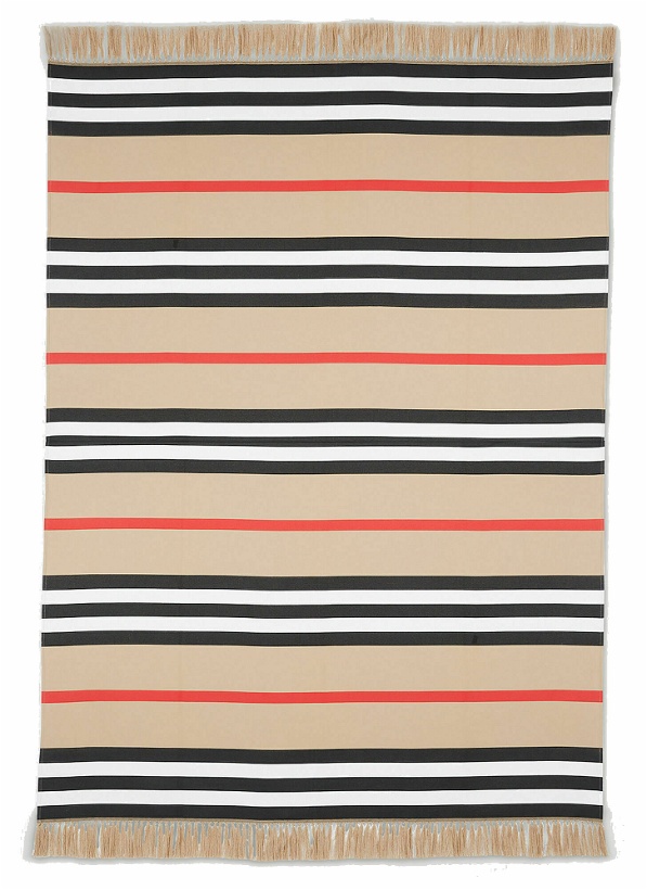 Photo: Burberry - Icon Striped Blanket in Beige