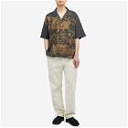 ROA Men's Printed Vacation Shirt in Anthracite