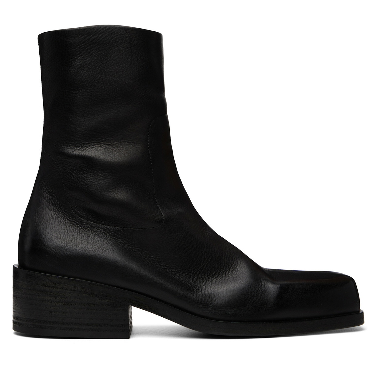 Marsèll Black Cassello Ankle Boots