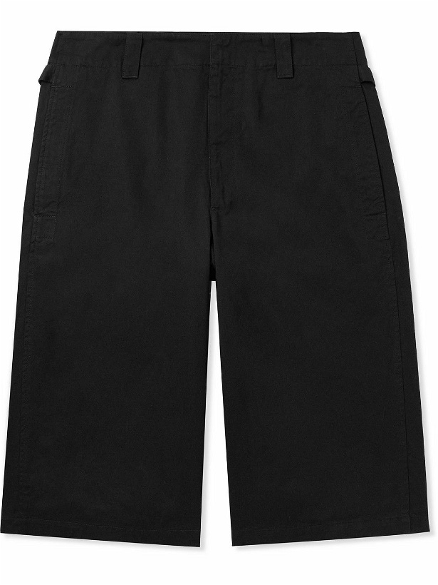 Photo: LEMAIRE - Straight-Leg Cotton-Twill Bermuda Shorts - Black