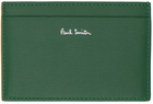 Paul Smith Green & Multicolor Straw Card Holder