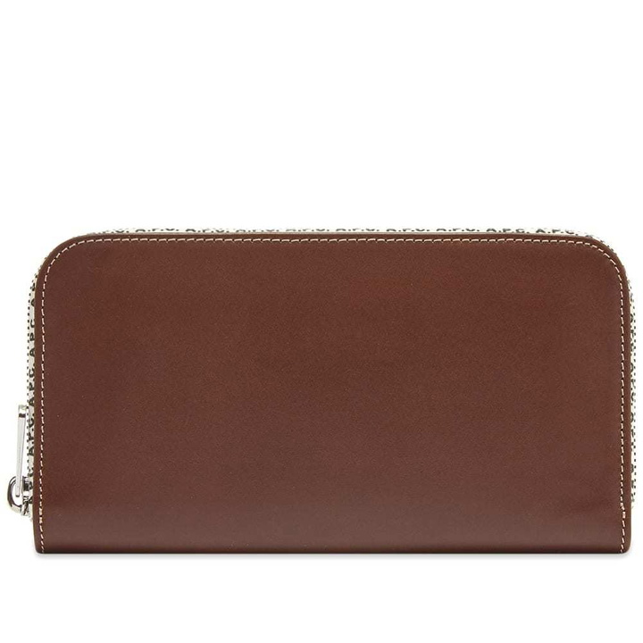 Photo: A.P.C. Lucien Large Zip Logo Wallet