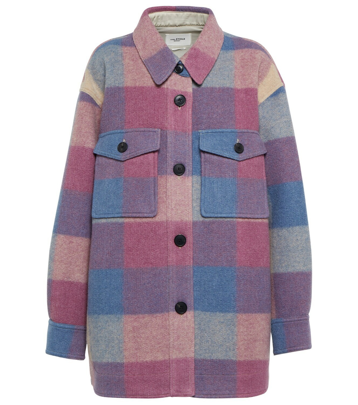 Marant Etoile Harveli checked shirt jacket