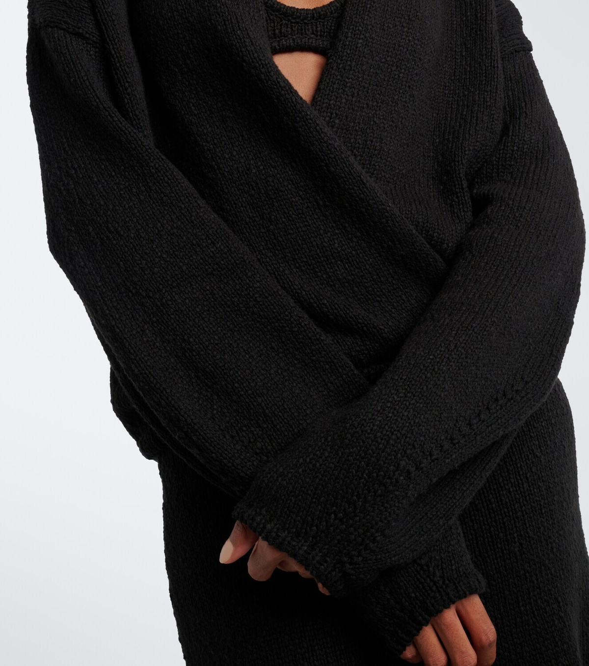 Aya Muse Kena wrap cotton top