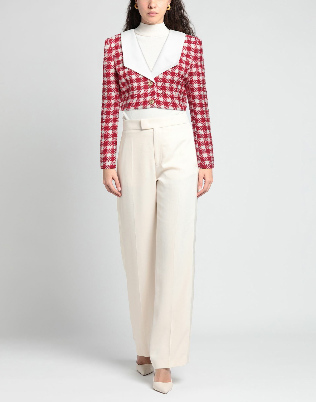 Alessandra Rich Womens Blazer in White