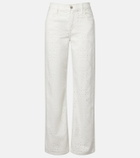 Citizens of Humanity Lindz broderie anglaise straight jeans