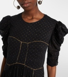 Marant Etoile Sichene polka-dot cotton midi dress