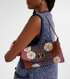 Valentino Garavani DeVain Small floral embellished shoulder bag