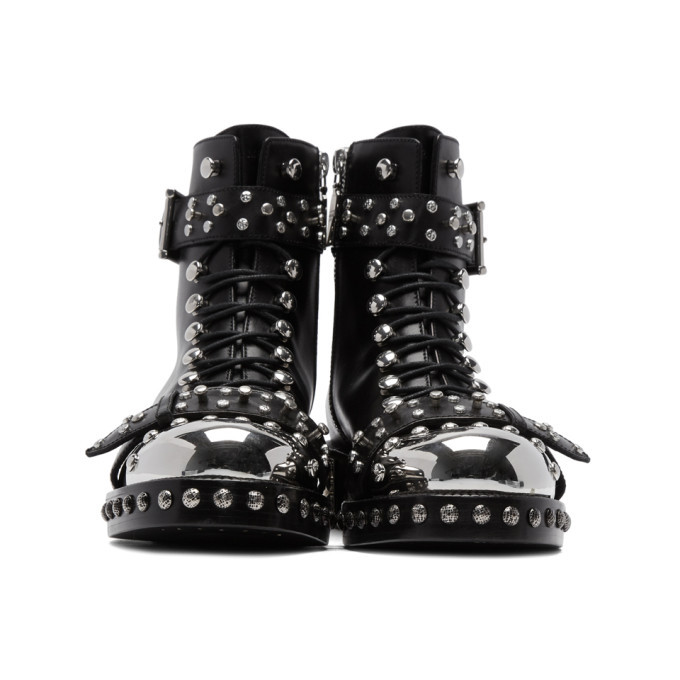 Alexander mcqueen 2024 hobnail boots