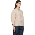 LEMAIRE Beige Scarf Blouse