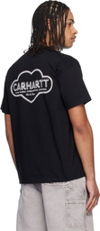 Carhartt Work In Progress Black Cloud Heart T-shirt