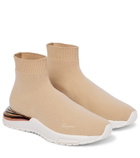 Ferragamo Gardena Ninette logo sock sneakers