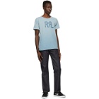 RRL Blue Standard Logo T-Shirt