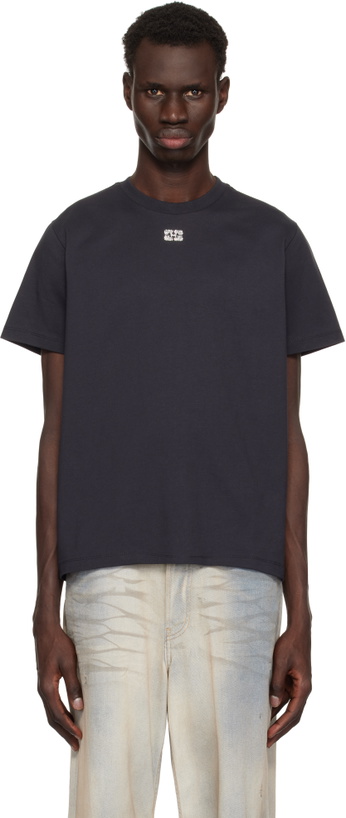 Photo: GANNI Black Relaxed Rhinestone T-shirt
