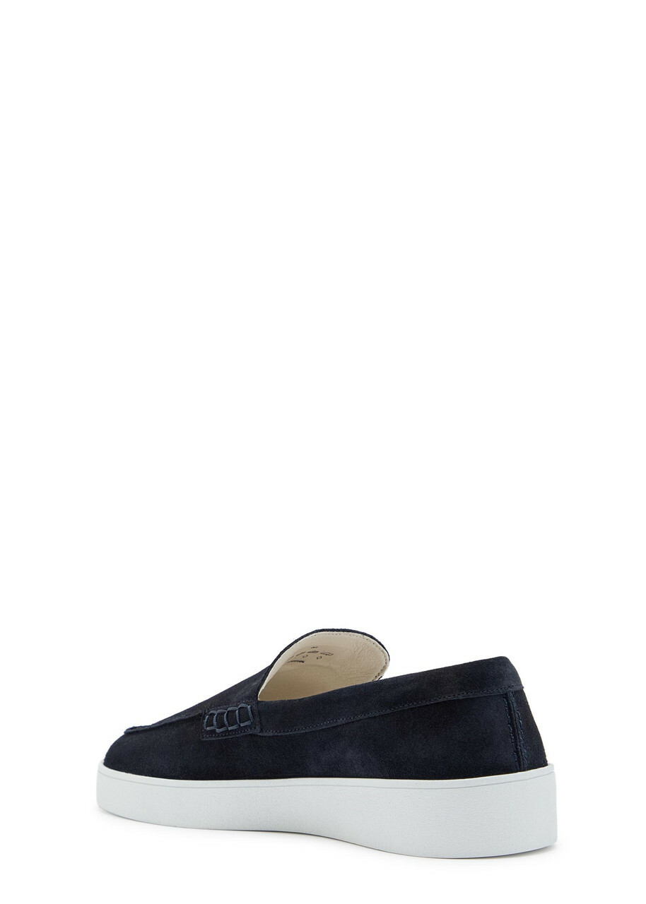 Jude Llow Jacqués Suede Loafers Navy
