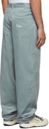 Dime Blue Corduroy Trousers