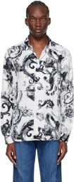 Versace Jeans Couture White Watercolour Shirt