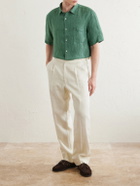 Sunspel - Linen Shirt - Green