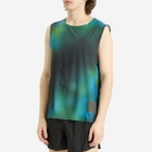 Y-3 Men's Earth Print Run Tank Top in Multi