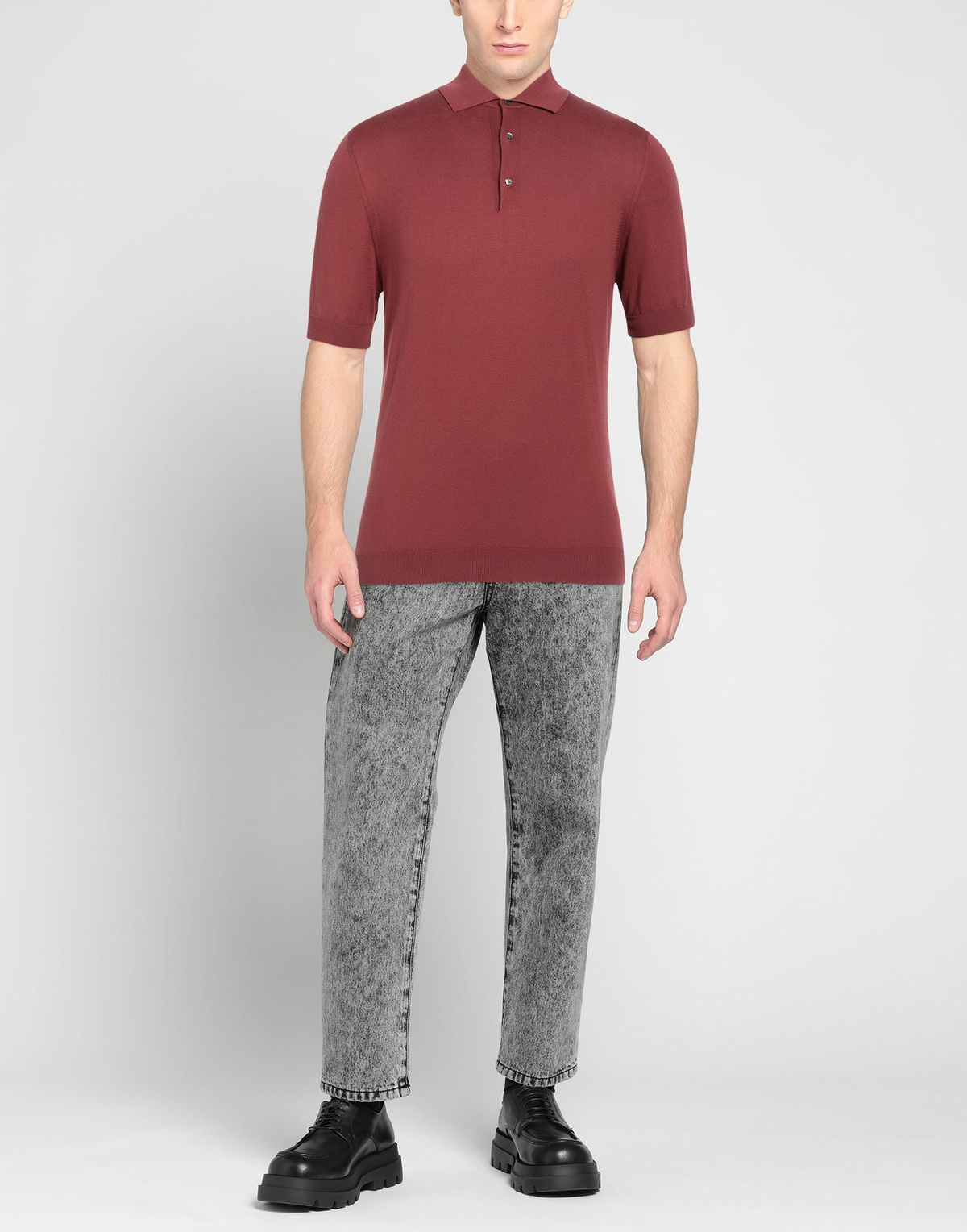Lardini Mens Sweater Brick