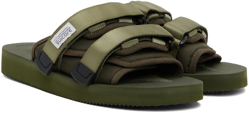 Suicoke Khaki MOTO-cab Sandals