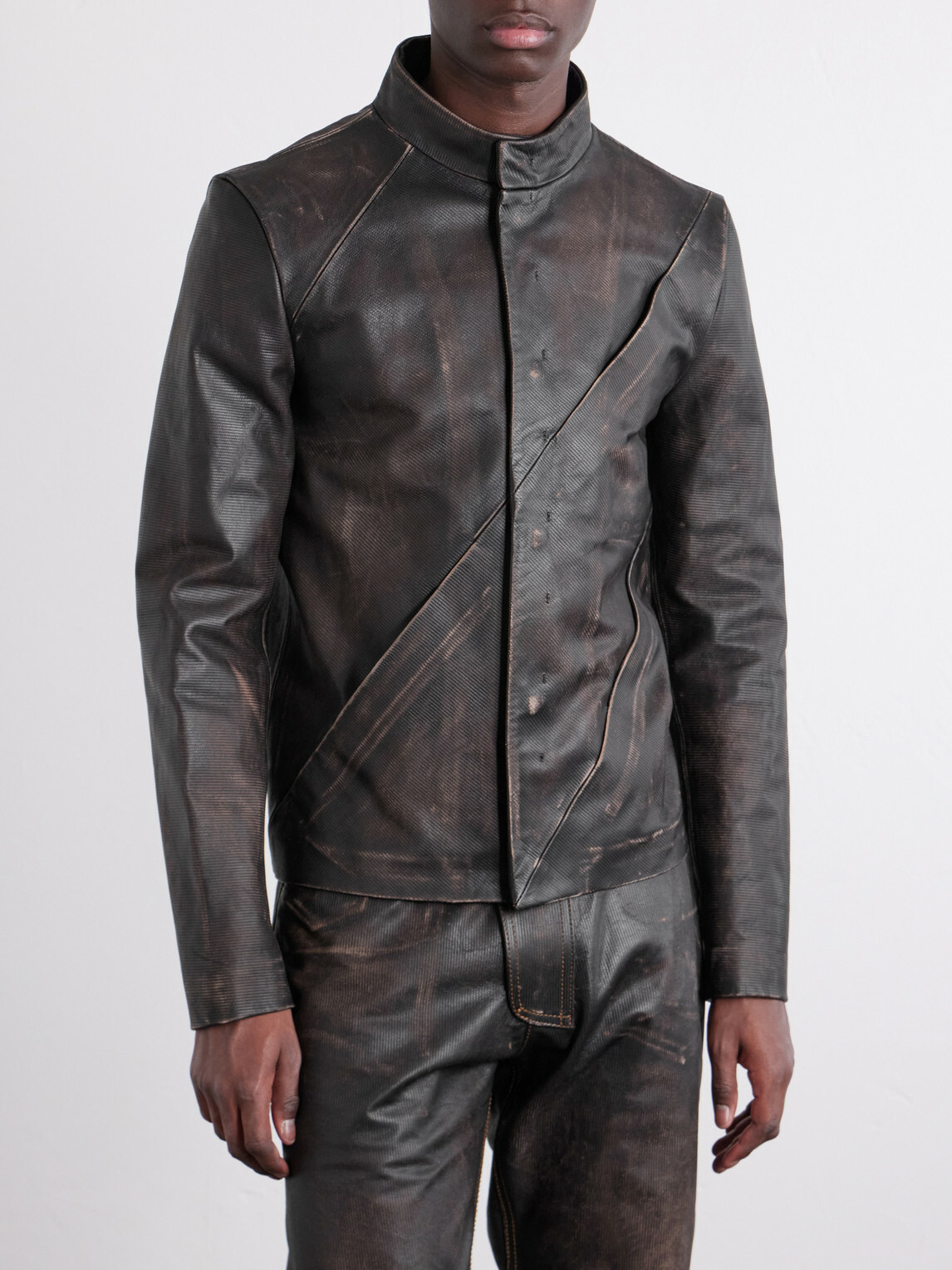 424 - Leather Jacket - Brown