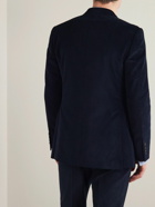 Kingsman - Slim-Fit Cotton and Cashmere-Blend Corduroy Suit Jacket - Blue