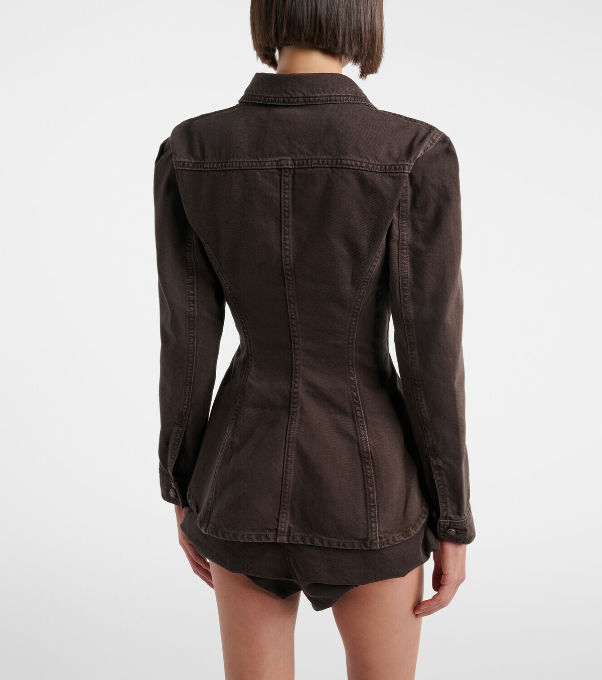 Magda Butrym Peplum denim jacket