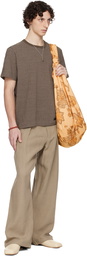 OUR LEGACY WORK SHOP Emporio Armani Orange Jacquard Goccia Bag