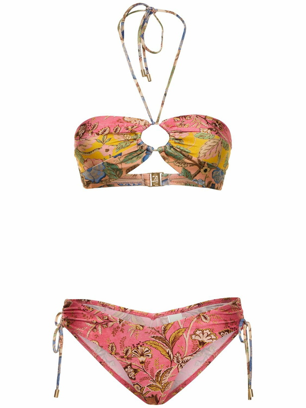 Photo: ZIMMERMANN Junie Paneled Halter Bikini