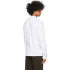 Acne Studios White Mock Neck Long Sleeve T-Shirt