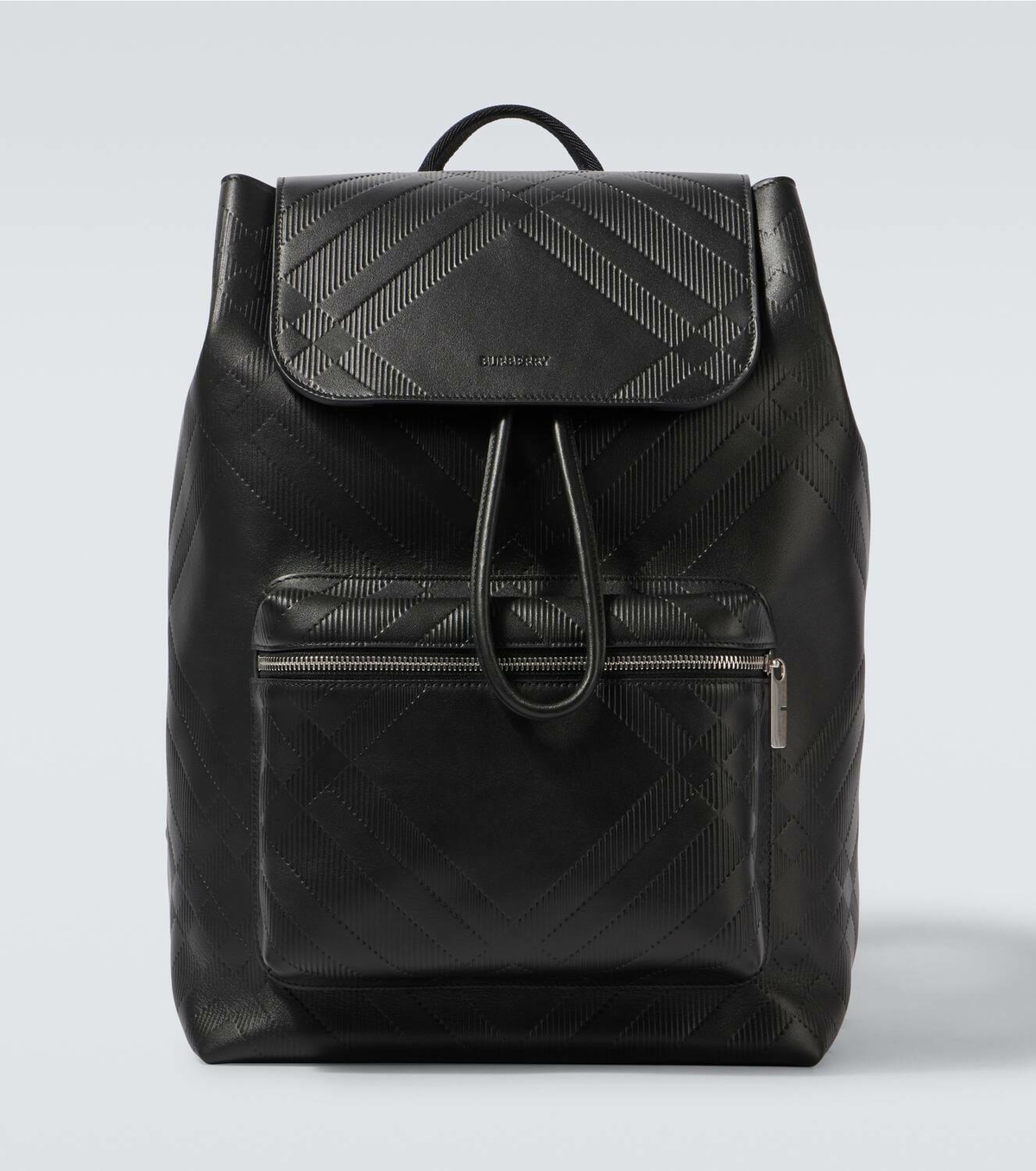 Burberry Burberry Check leather backpack Burberry