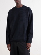 Goldwin - Waffle-Knit T-Shirt - Black