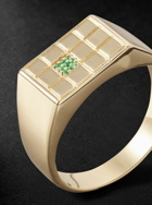 PATTARAPHAN - Chata 14-Karat Gold Emerald Ring - Gold