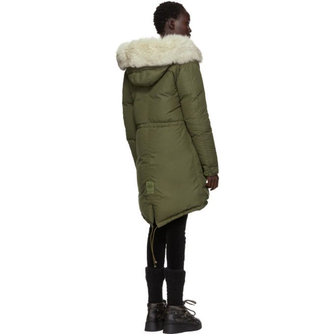 Mr and Mrs Italy Green and Beige Down Soft Touch Jacket