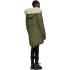 Mr and Mrs Italy Green and Beige Down Soft Touch Jacket