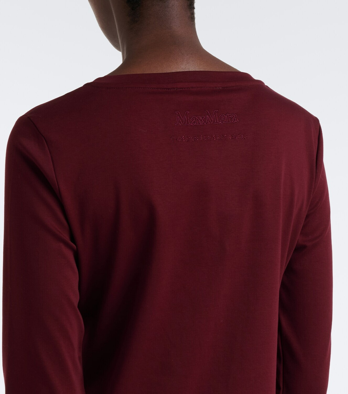 'S Max Mara Embellished cotton-jersey T-shirt