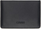 GANNI Black Bou Card Holder