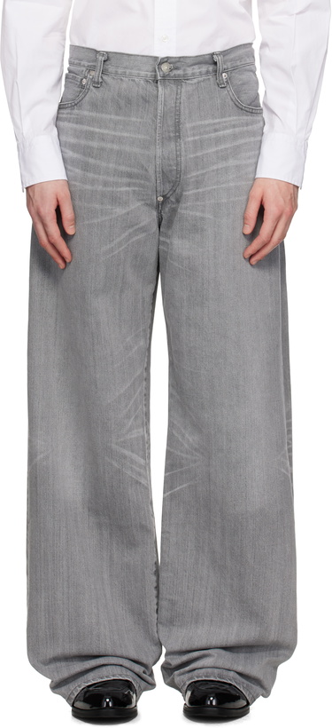 Photo: Junya Watanabe Gray Levi's Edition Garment Treated W Name Jeans