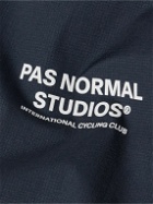 Pas Normal Studios - Mechanism Logo-Print Pertex® Shield Air Cycling Jacket - Blue