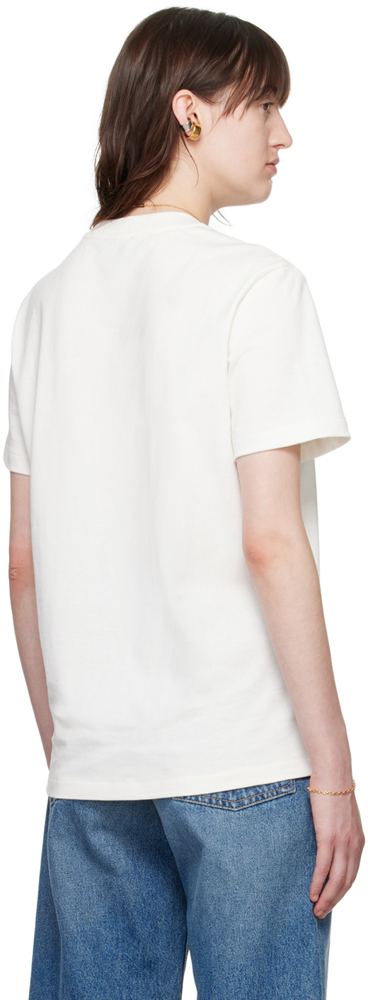 A.P.C. Off-White Standard 'Rue Madame' T-Shirt A.P.C.