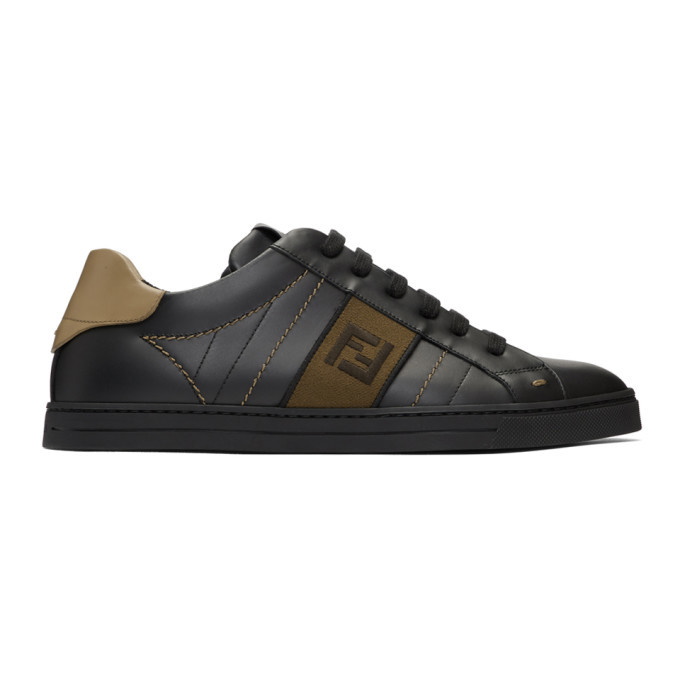 Photo: Fendi Black Forever Fendi Sneakers