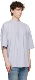 Palm Angels Gray Logo T-Shirt