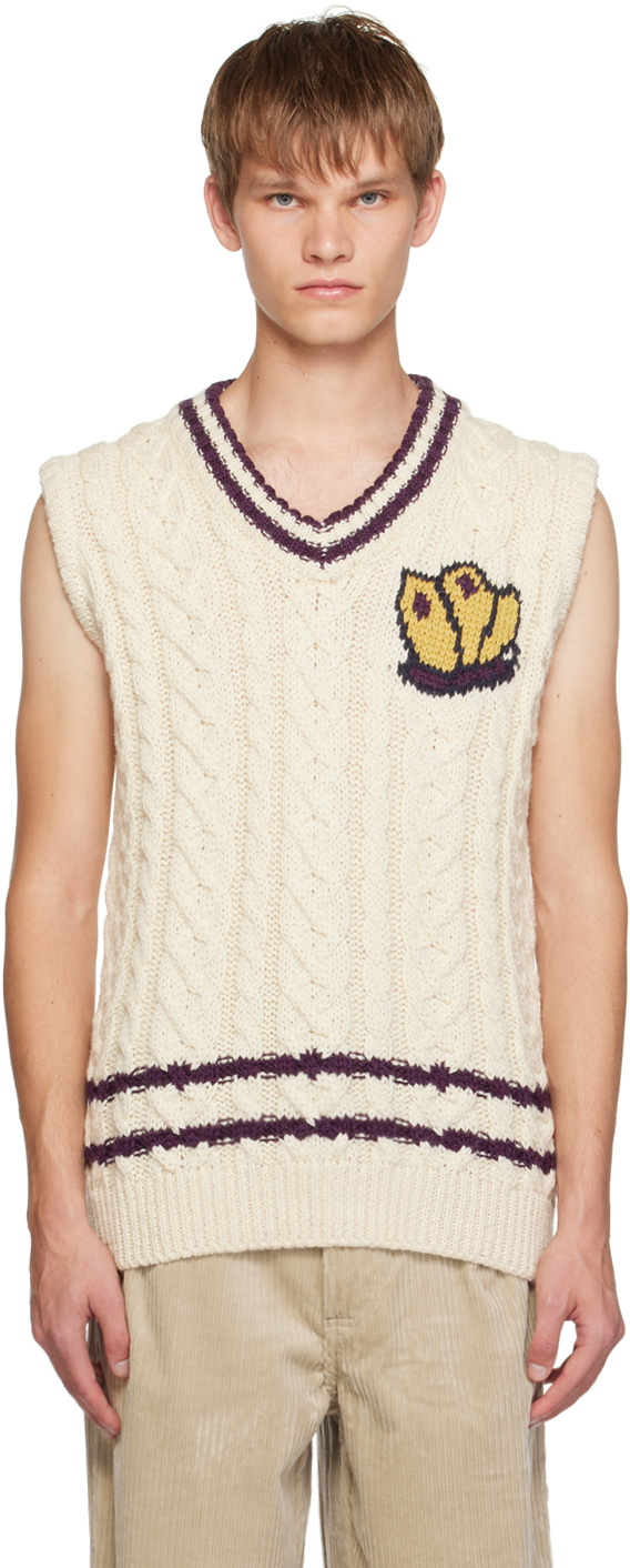 Photo: Howlin' Off-White Butterfly Sleep Over Vest