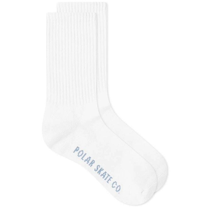 Photo: Polar Skate Co. Men's Basic Sock in White