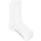 Polar Skate Co. Men's Basic Sock in White